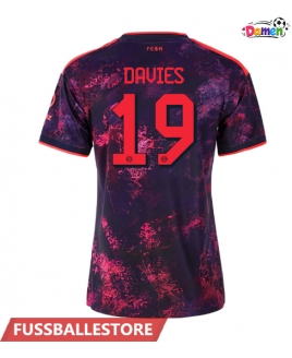 Günstige Bayern Munich Alphonso Davies #19 3rd trikot Damen 2026-27 Kurzarm